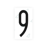 Nanofilm Ecoslick™ for US (New York) license plates - Symbol "9"