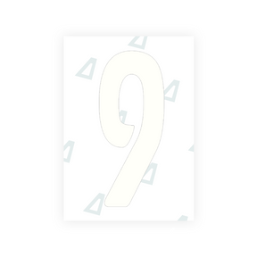 Adhesivo para matrículas de Peru - Símbolo "9"