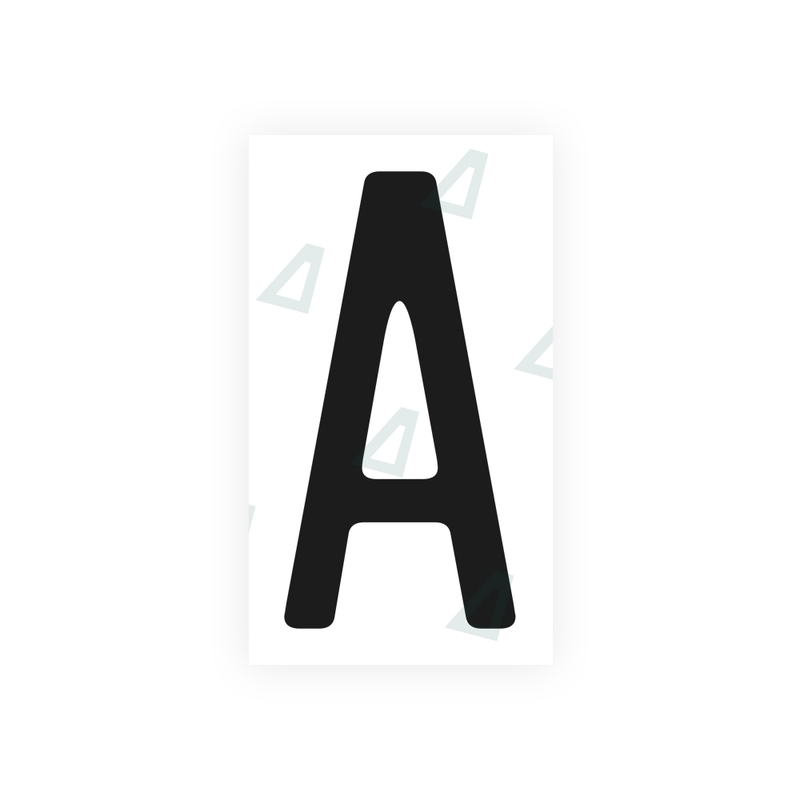 Nanofilm Ecoslick™ for US (California) license plates - Symbol "A"