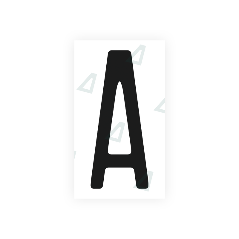 Nanofilm Ecoslick™ for US (Washington) license plates - Symbol "A"