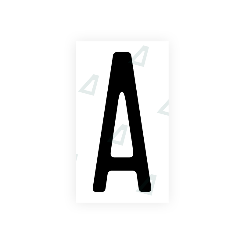 Nanofilm Ecoslick™ for US (Wisconsin) license plates - Symbol "A"