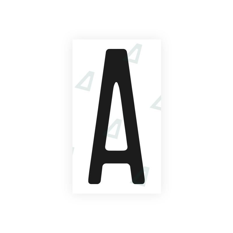Nanofilm Ecoslick™ for US (Florida) license plates - Symbol "A"