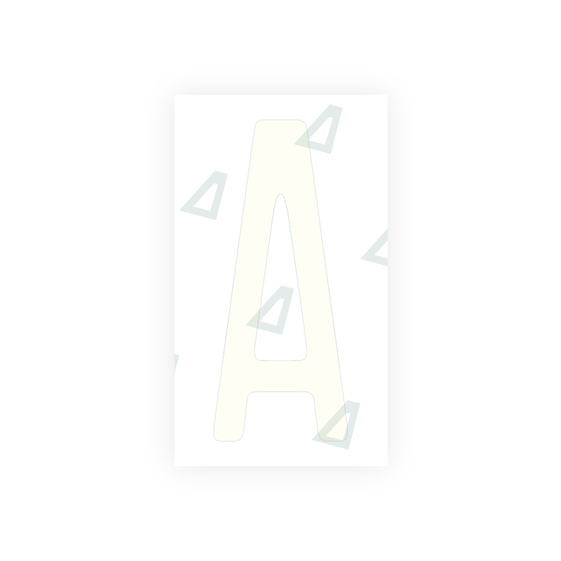 Nanofilm Ecoslick™ for US (Pennsylvania) license plates - Symbol "A"