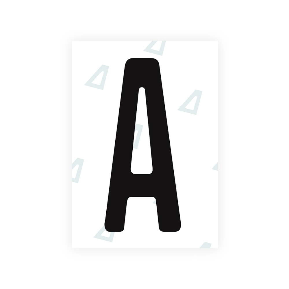 Adhesivo para matrículas de Peru - Símbolo "A"