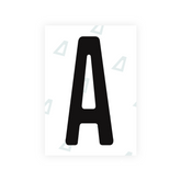 Adhesivo para matrículas de Peru - Símbolo "A"