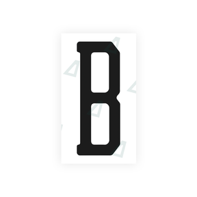 Nanofilm Ecoslick™ for US (Florida) license plates - Symbol "B" 