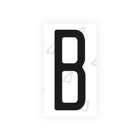 Nanofilm Ecoslick™ for US (North Carolina) license plates - Symbol "B"