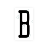 Nanofilm Ecoslick™ for US (Illinois) license plates - Symbol "B"