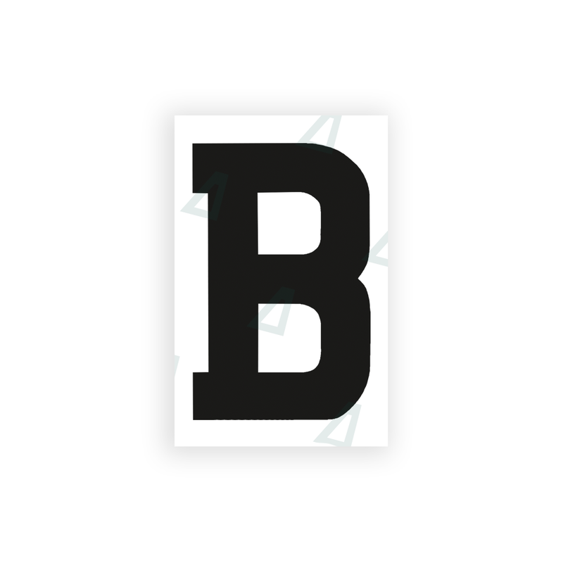 Nanofilm Ecoslick™ for UK license plates - Symbol "B"