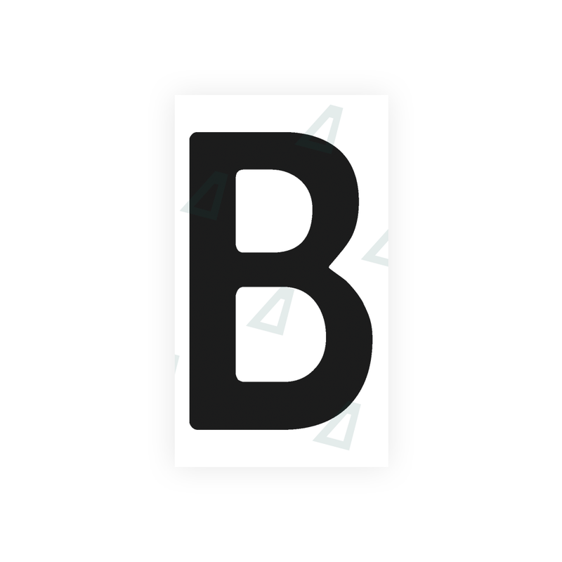 Adhesivo Alite para matrículas brasileñas - Símbolo "B"