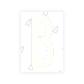 Adhesivo para matrículas de Peru - Símbolo "B"