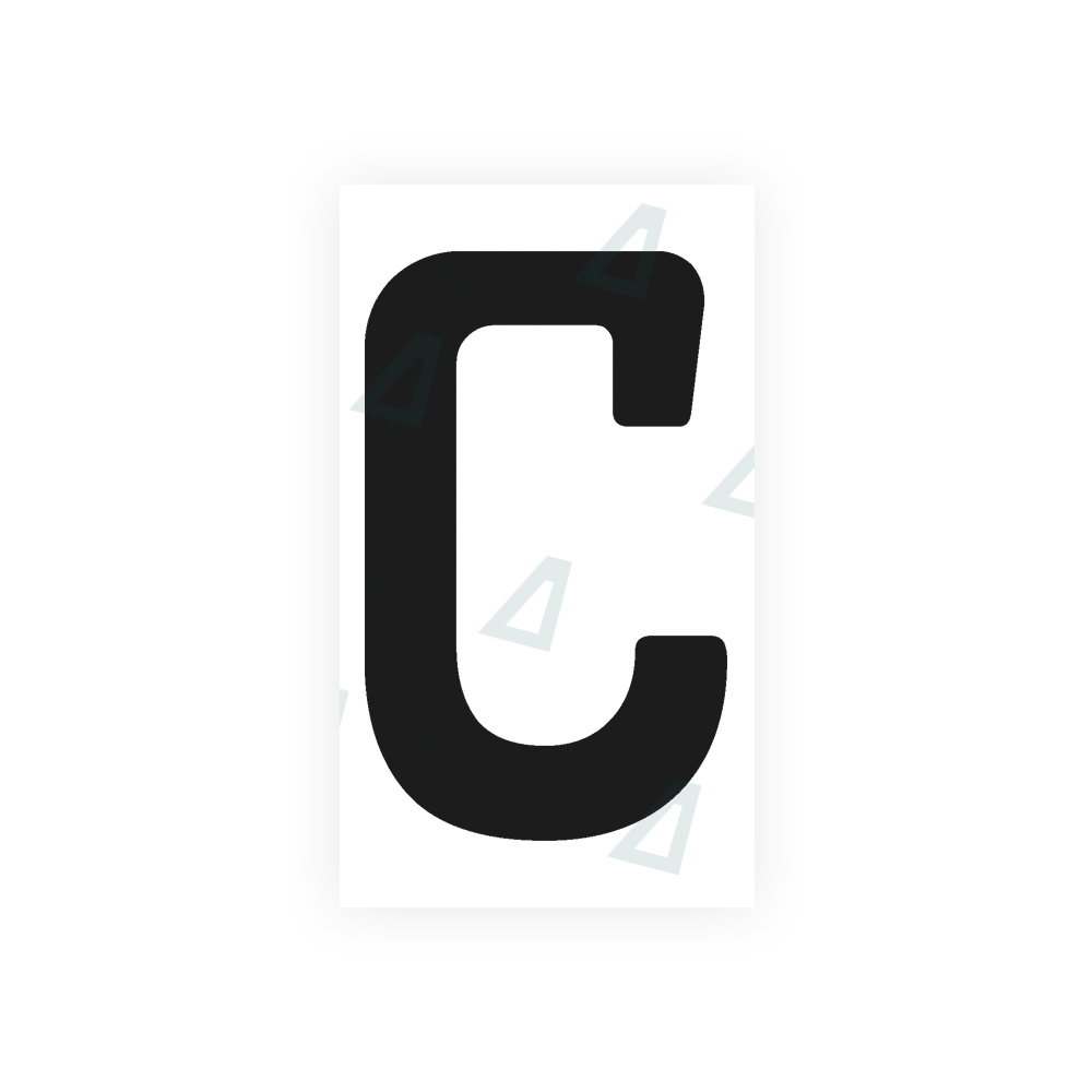 Alite sticker for Argentine license plates - Symbol "C" 