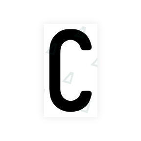 Autocollant pour plaques d'immatriculation Swiss - Symbole "C"