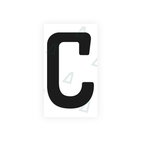 Nanofilm Ecoslick™ for paraguay license plates - Symbol "C" 