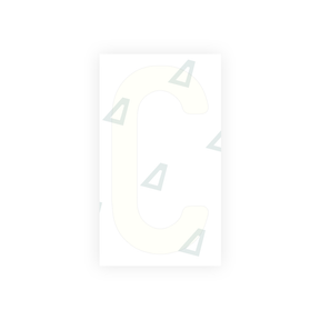 Autocollant pour plaques d'immatriculation Swiss - Symbole "C"