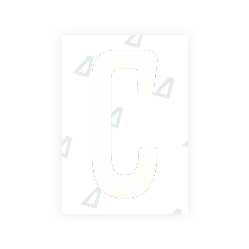 Adhesivo para matrículas de Peru - Símbolo "C"