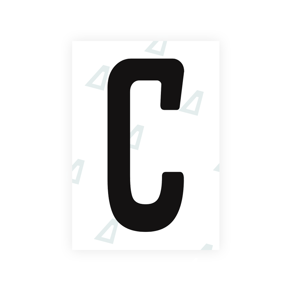 Adhesivo para matrículas de Peru - Símbolo "C"