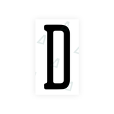 Nanofilm Ecoslick™ for US (Illinois) license plates - Symbol "D"