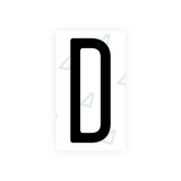 Nanofilm Ecoslick™ for US (Wisconsin) license plates - Symbol "D"