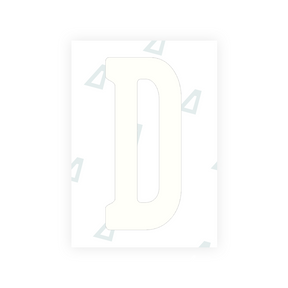 Adhesivo para matrículas de Peru - Símbolo "D"