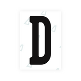Adhesivo para matrículas de Peru - Símbolo "D"
