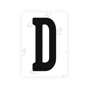 Adhesivo para matrículas de Peru - Símbolo "D"