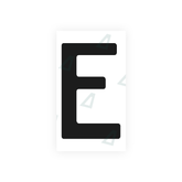 Alite sticker for Uruguay license plates - Symbol "E" 