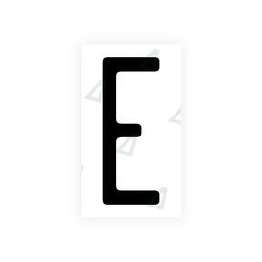 Nanofilm Ecoslick™ for US (Illinois) license plates - Symbol "E"