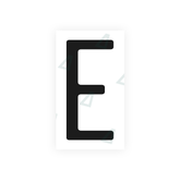 Nanofilm Ecoslick™ for US (California) license plates - Symbol "E" 