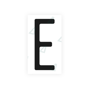 Nanofilm Ecoslick™ for US (Michigan) license plates - Symbol "E"