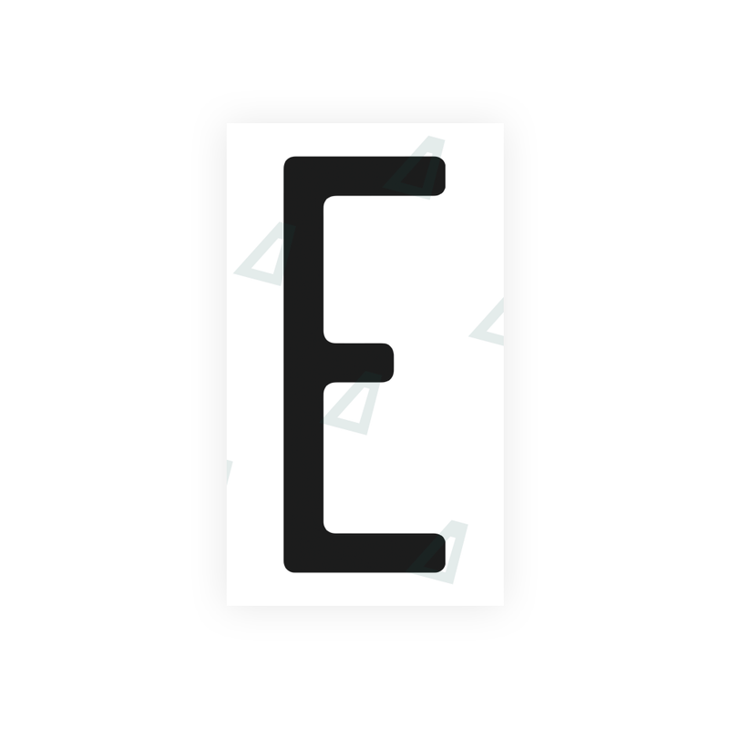 Nanofilm Ecoslick™ for US (Pennsylvania) license plates - Symbol "E"