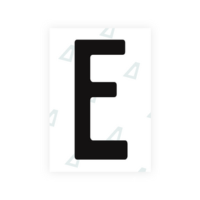 Adhesivo para matrículas de Peru - Símbolo "E"
