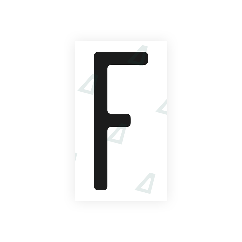Nanofilm Ecoslick™ for US (Pennsylvania) license plates - Symbol "F"