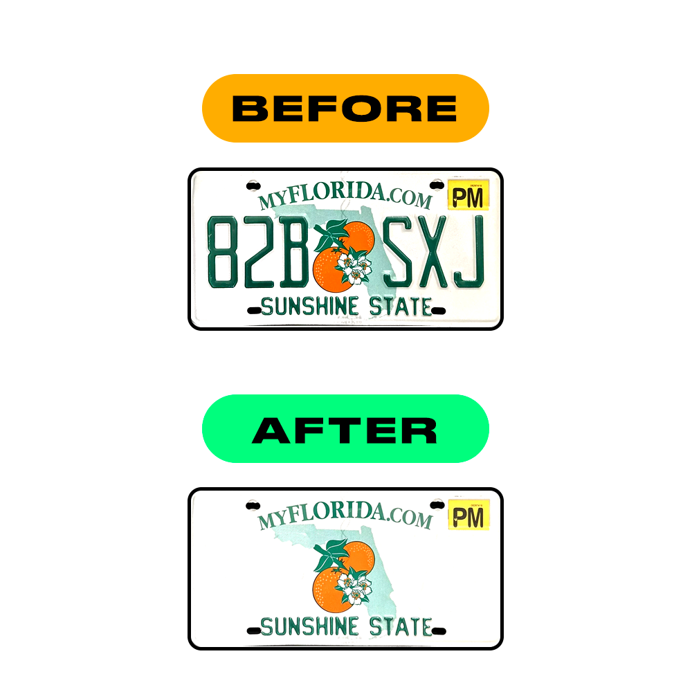 Sticker Letter L - Florida (2019 Version)