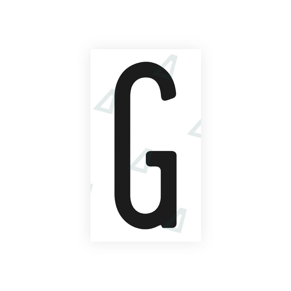 Nanofilm Ecoslick™ for US (Pennsylvania) license plates - Symbol "G"