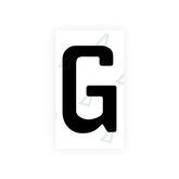 Nanofilm Ecoslick™ for bosnian license plates - Symbol "G"