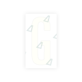 Letter G Sticker - Washington D.C (Current Version)