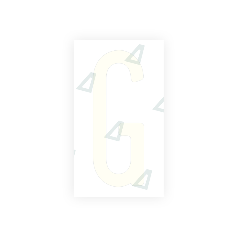 Nanofilm Ecoslick™ for US (Pennsylvania) license plates - Symbol "G"