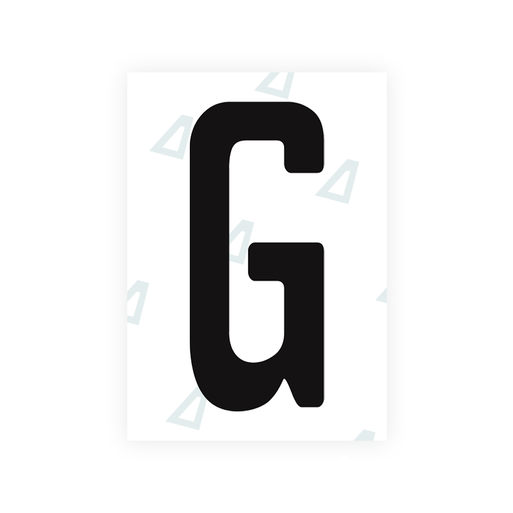 Adhesivo para matrículas de Peru - Símbolo "G"