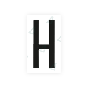 Nanofilm Ecoslick™ for mexican license plates - Symbol "H"