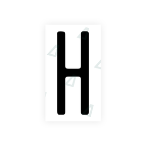 Nanofilm Ecoslick™ for US (Illinois) license plates - Symbol "H" 