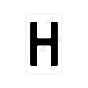 Nanofilm Ecoslick™ for bosnian license plates - Symbol "H"