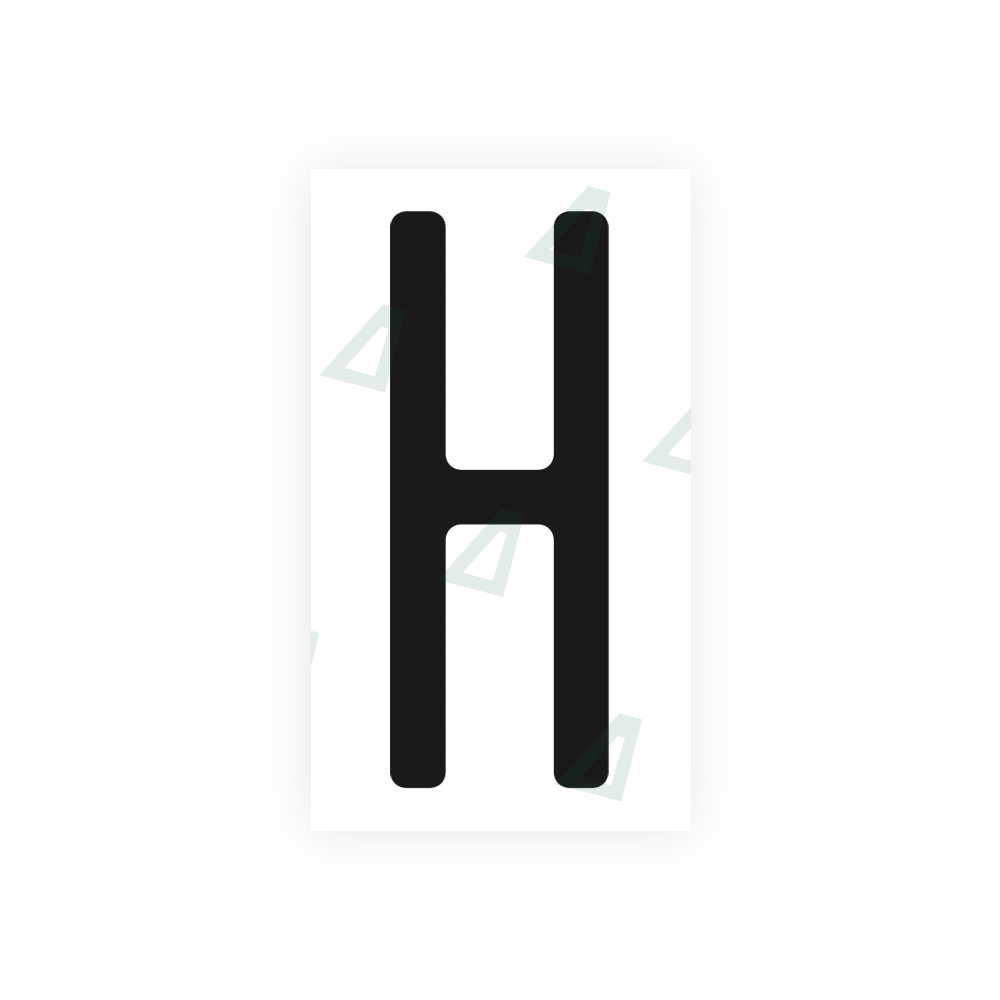 Nanofilm Ecoslick™ for US (Ohio) license plates - Symbol "H"