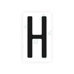 Nanofilm Ecoslick™ for US (California) license plates - Symbol "H" 