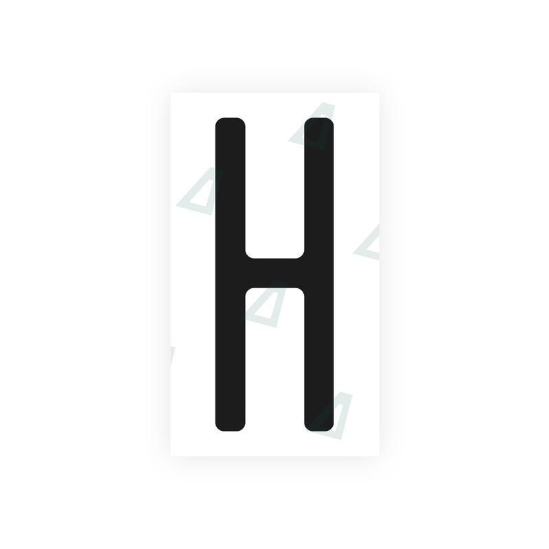 Nanofilm Ecoslick™ for US (Washington) license plates - Symbol "H"