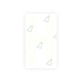 Autocollant pour plaques d'immatriculation Swiss - Symbole "H"