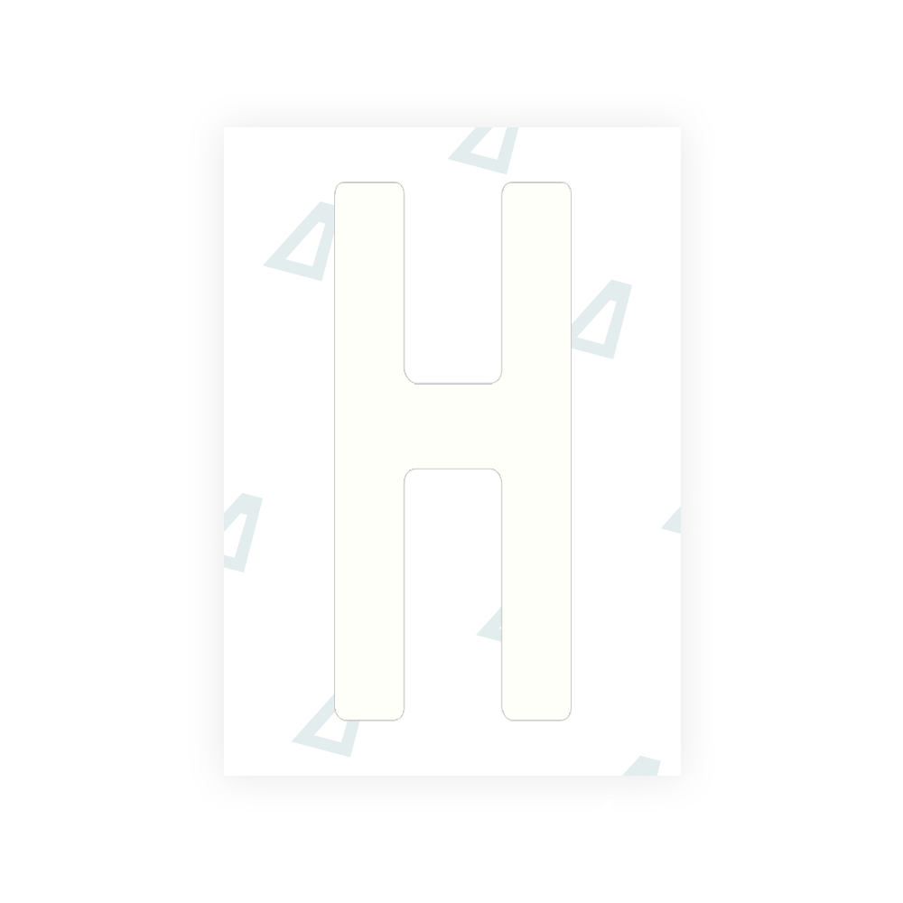 Adhesivo para matrículas de Peru - Símbolo "H"