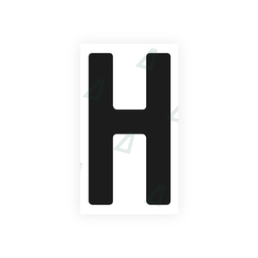 Nanofilm Ecoslick™ for german number plates - Symbol "H"