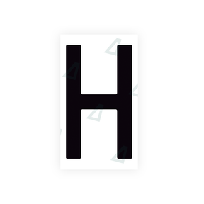 Nanofilm Ecoslick™ for Spanish license plates - Symbol "H" 