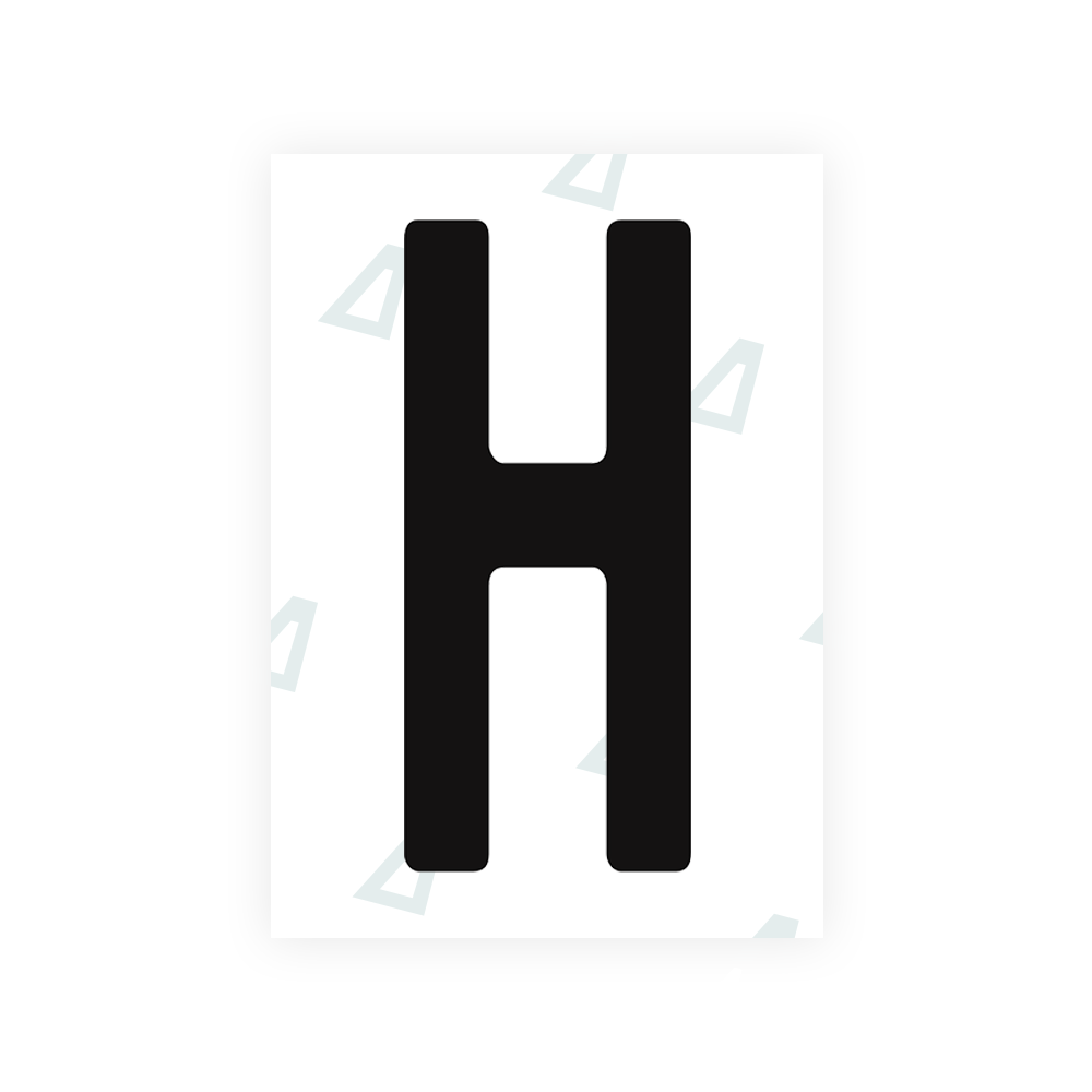 Adhesivo para matrículas de Peru - Símbolo "H"